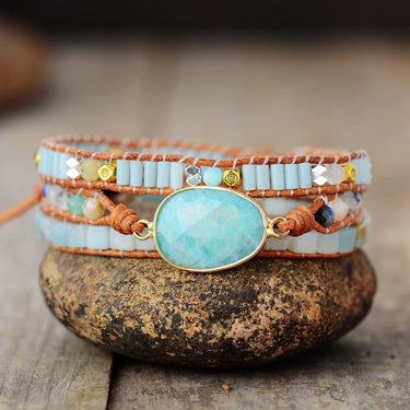 Amazonite Angelical Wrap Bracelet-Your Soul Place